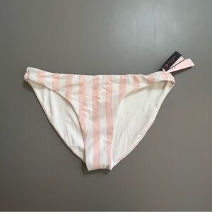 Victoria's Secret Pink and White Bikini Bottom, sz M